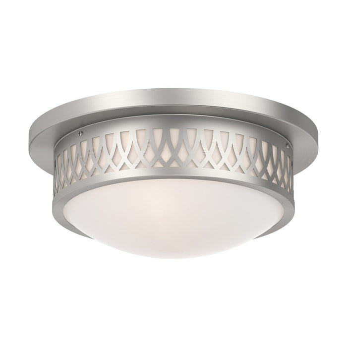 Livex Lighting - 7352-91 - Two Light Ceiling Mount - Westfield - Brushed Nickel