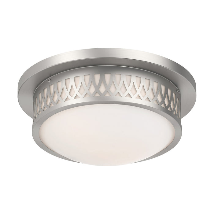 Livex Lighting - 7352-91 - Two Light Ceiling Mount - Westfield - Brushed Nickel
