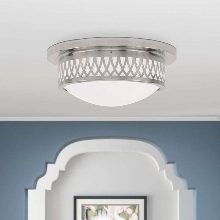 Livex Lighting - 7352-91 - Two Light Ceiling Mount - Westfield - Brushed Nickel