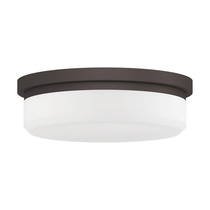 Livex Lighting - 7393-07 - Three Light Wall Sconce/Ceiling Mount - Stratus - Bronze