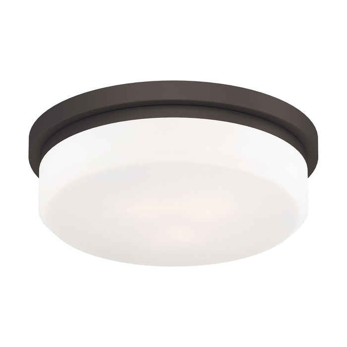 Livex Lighting - 7393-07 - Three Light Wall Sconce/Ceiling Mount - Stratus - Bronze