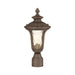 Livex Lighting - 7667-58 - One Light Outdoor Post-Top Lanterm - Oxford - Hand Applied Imperial Bronze