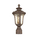 Livex Lighting - 7667-58 - One Light Outdoor Post-Top Lanterm - Oxford - Hand Applied Imperial Bronze