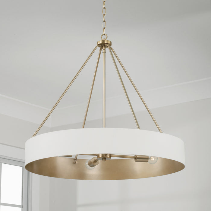 Weller Four Light Chandelier-Pendants-Capital Lighting-Lighting Design Store