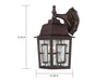 Nuvo Lighting - 60-4922 - One Light Wall Lantern - Banyan - Rustic Bronze