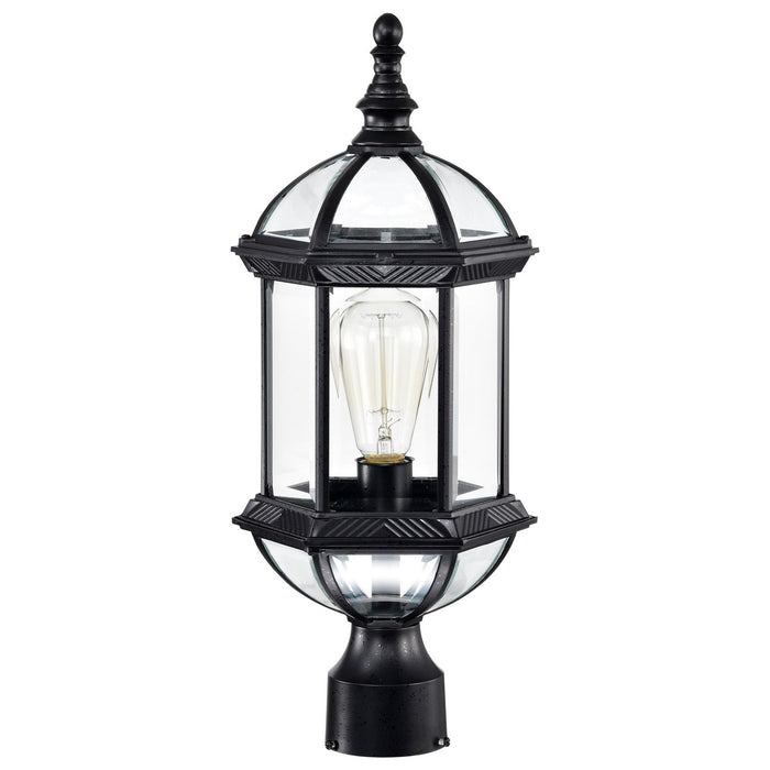 Nuvo Lighting - 60-4976 - One Light Post Lantern - Boxwood - Textured Black