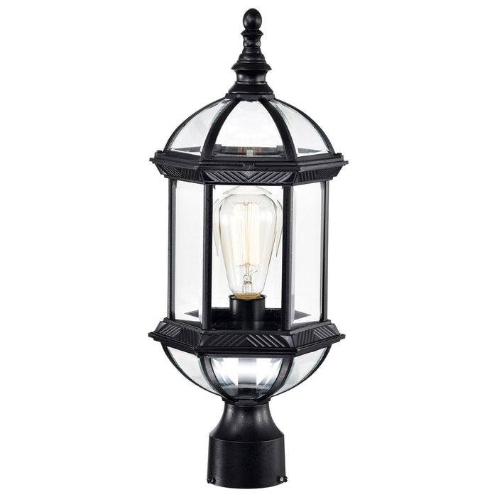 Nuvo Lighting - 60-4976 - One Light Post Lantern - Boxwood - Textured Black