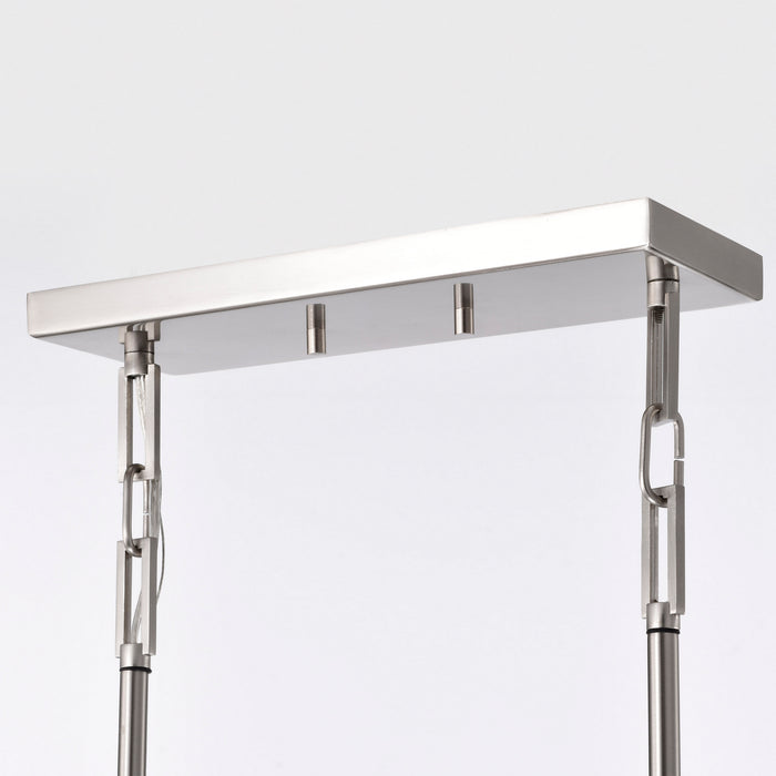 Nuvo Lighting - 62-136 - LED Island Pendant - Frame - Brushed Nickel