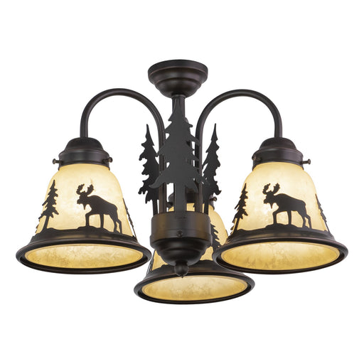 Yellowstone LED Fan Kit or Chandelier Burnished Bronze