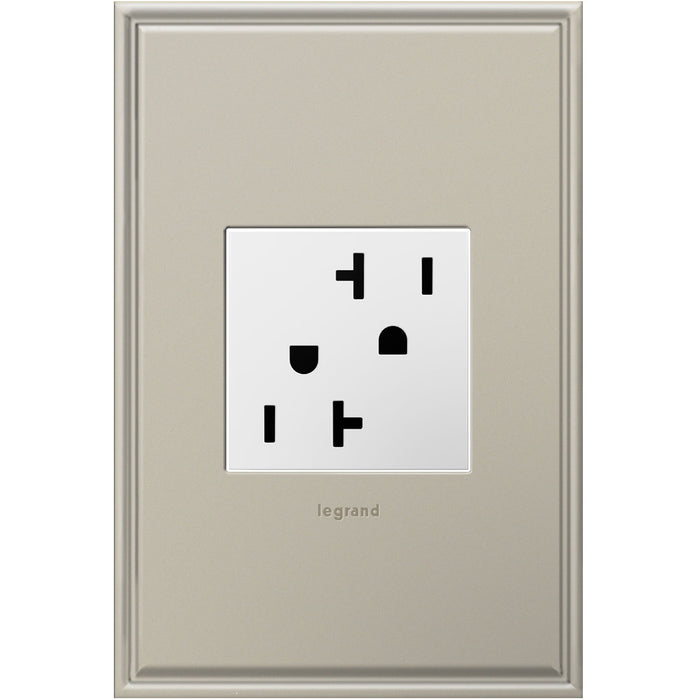 Legrand - ARTR202W4 - Tamper-Resistant Outlet - Adorne - White