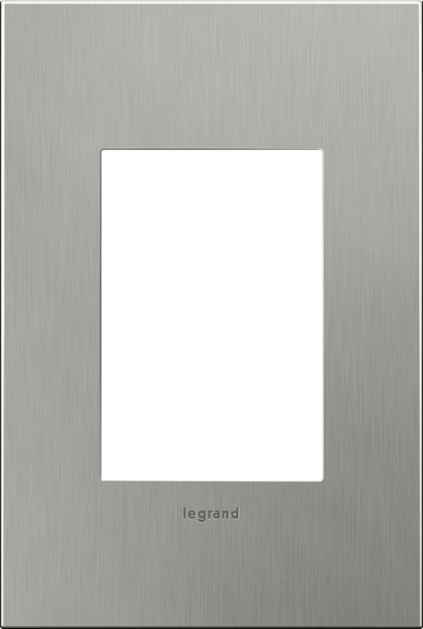 Legrand - AWC1G3BS4 - Wall Plate - Adorne - Brushed Stainless Steel