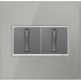 Legrand - AWM2GMS4 - Gang Wall Plate - Adorne - Brushed Stainless