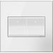 Legrand - AWM2GMW4 - Gang Wall Plate - Adorne - Mirror White