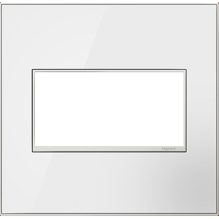 Legrand - AWM2GMW4 - Gang Wall Plate - Adorne - Mirror White