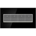 Legrand - AWM4GMB4 - Gang Wall Plate - Adorne - Mirror Black