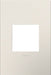 Legrand - AWP1G2LA6 - Gang Wall Plate - Adorne - Satin Light Almond