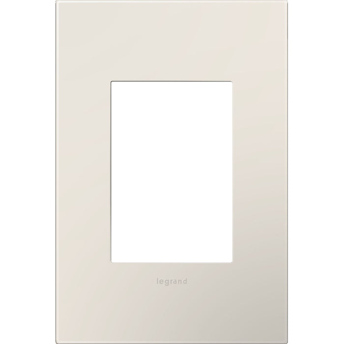 Legrand - AWP1G3LA4 - Gang Wall Plate - Adorne - Satin Light Almond