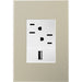 Legrand - AWP1G3TM4 - Gang Wall Plate - Adorne - Titanium