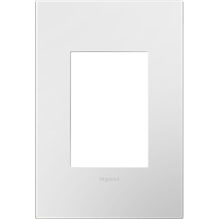 Legrand - AWP1G3WH4 - Gang Wall Plate - Adorne - Gloss White