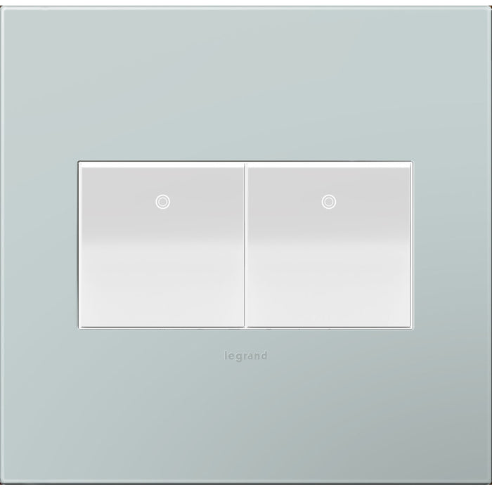 Legrand - AWP2GBL4 - Gang Wall Plate - Adorne - Pale Blue