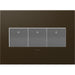 Legrand - AWP3GBR4 - Gang Wall Plate - Adorne - Bronze