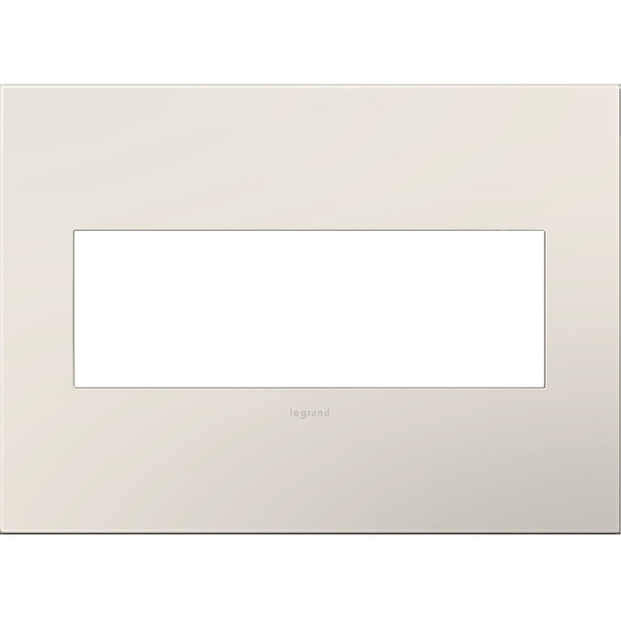 Legrand - AWP3GLA4 - Gang Wall Plate - Adorne - Satin Light Almond