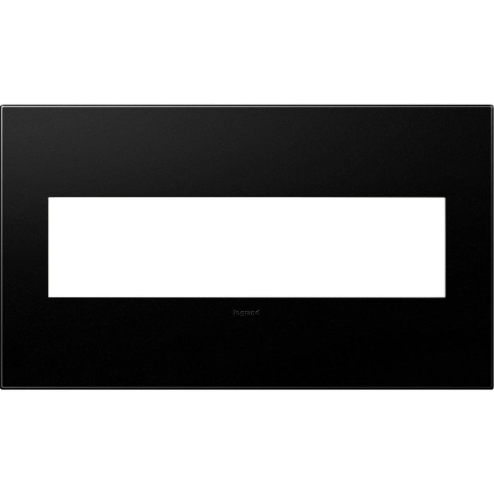 Legrand - AWP4GGR4 - Gang Wall Plate - Adorne - Graphite