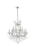 Maria Theresa 13 Light Chandelier Chrome-Mid. Chandeliers-Elegant Lighting-Lighting Design Store