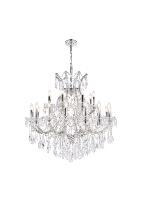 Maria Theresa 24 Light Chandelier Chrome-Large Chandeliers-Elegant Lighting-Lighting Design Store