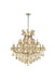 Maria Theresa 24 Light Chandelier Golden Teak-Mid. Chandeliers-Elegant Lighting-Lighting Design Store