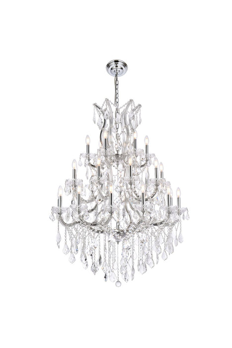Maria Theresa 28 Light Chandelier Chrome-Large Chandeliers-Elegant Lighting-Lighting Design Store