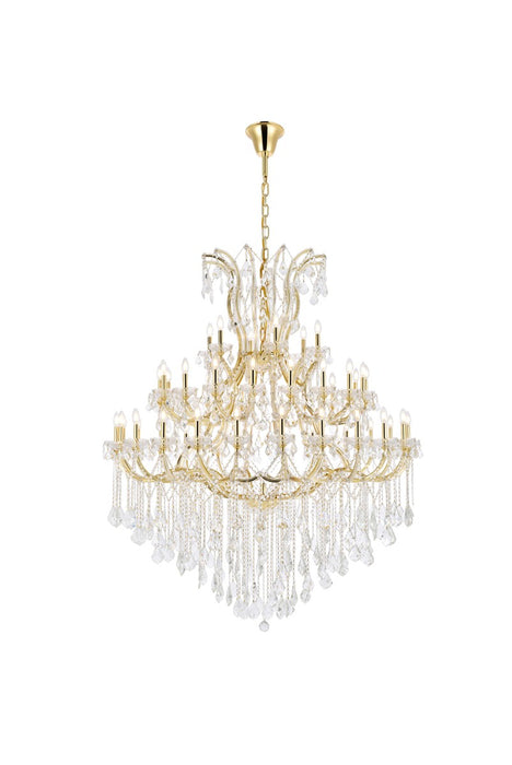 Maria Theresa 49 Light Chandelier Gold-Large Chandeliers-Elegant Lighting-Lighting Design Store