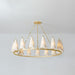 Tirana 15 Light Chandelier-Large Chandeliers-Corbett Lighting-Lighting Design Store