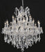 Maria Theresa 19 light Chandelier Chrome-Mid. Chandeliers-Elegant Lighting-Lighting Design Store