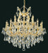 Maria Theresa 19 light Chandelier Gold-Mid. Chandeliers-Elegant Lighting-Lighting Design Store