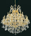 Maria Theresa 24 Light Chandelier Gold-Mid. Chandeliers-Elegant Lighting-Lighting Design Store