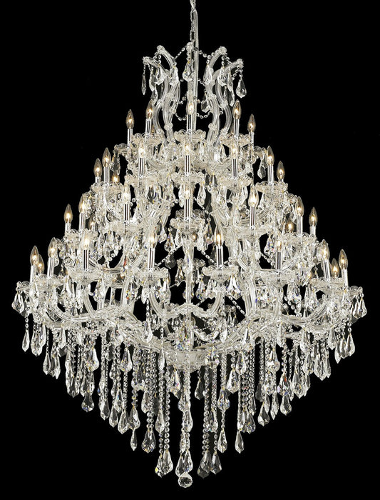 Maria Theresa 49 Light Chandelier Chrome-Large Chandeliers-Elegant Lighting-Lighting Design Store