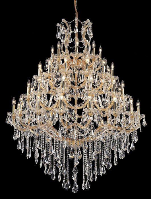 Maria Theresa 49 Light Chandelier Gold-Large Chandeliers-Elegant Lighting-Lighting Design Store