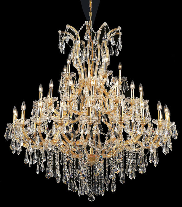 Maria Theresa 41 Light Chandelier Gold-Large Chandeliers-Elegant Lighting-Lighting Design Store