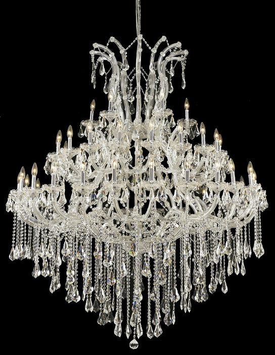 Maria Theresa 49 Light Chandelier Chrome-Large Chandeliers-Elegant Lighting-Lighting Design Store