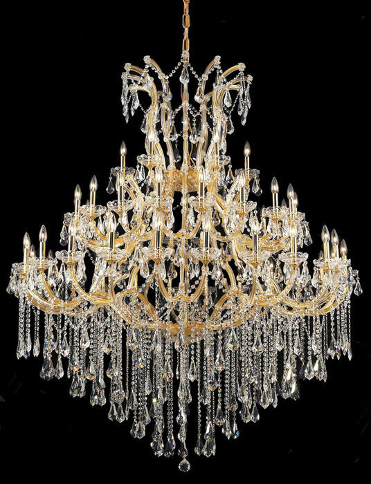 Maria Theresa 49 Light Chandelier Gold-Large Chandeliers-Elegant Lighting-Lighting Design Store