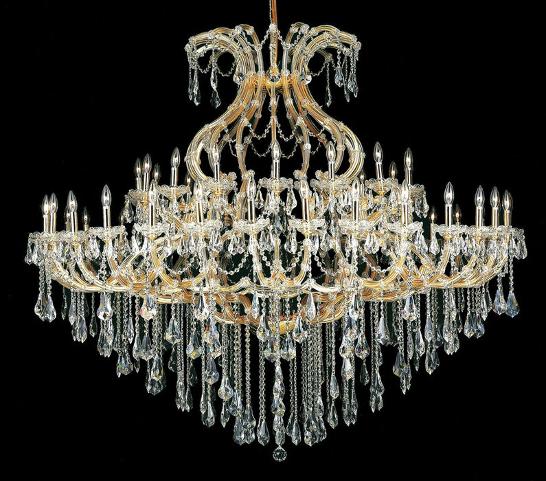 Maria Theresa 49 Light Chandelier Gold-Large Chandeliers-Elegant Lighting-Lighting Design Store