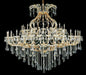 Maria Theresa 49 Light Chandelier Gold-Large Chandeliers-Elegant Lighting-Lighting Design Store