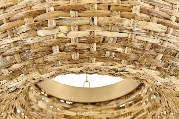 Sanibel LED Convertible Semi-Flush Mount Lacquered Brass-Pendants-Hinkley-Lighting Design Store