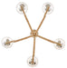 Harwich LED Chandelier Polished Nickel-Mid. Chandeliers-Hinkley-Lighting Design Store