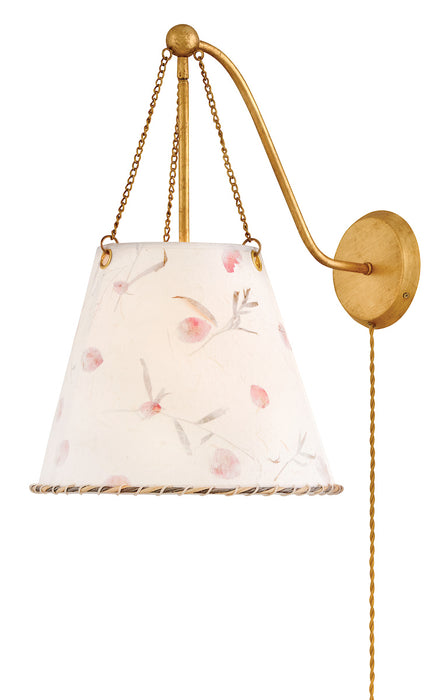 Primrose LED Wall Sconce Distressed Brass-Sconces-Hinkley-Lighting Design Store