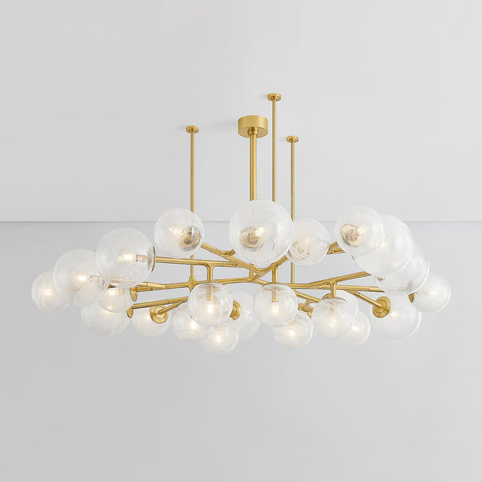 Glasgow 24 Light Chandelier-Large Chandeliers-Corbett Lighting-Lighting Design Store