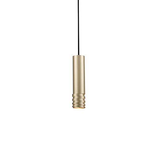 Milca One Light Pendant Gold-Mini Pendants-Kuzco Lighting-Lighting Design Store