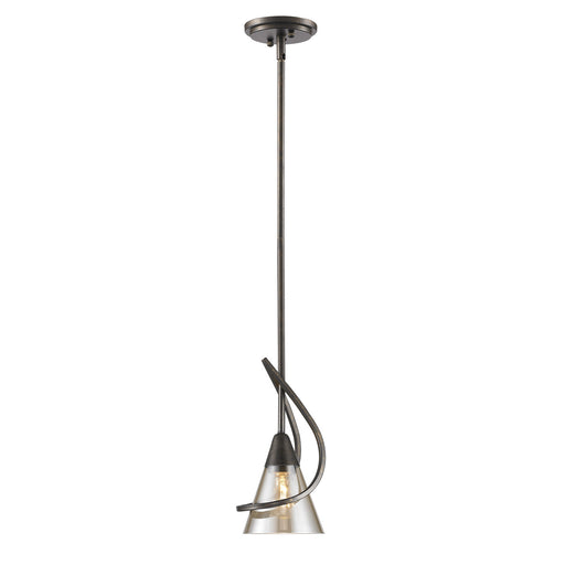 Olympia One Light Mini Pendant Burnt Sienna