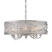 Golden - 1993-8 PS - Eight Light Chandelier - Joia - Peruvian Silver